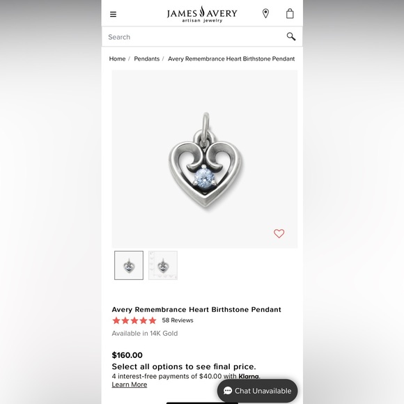 James Avery Charm Bracelet with three charms - Picture 5 of 5